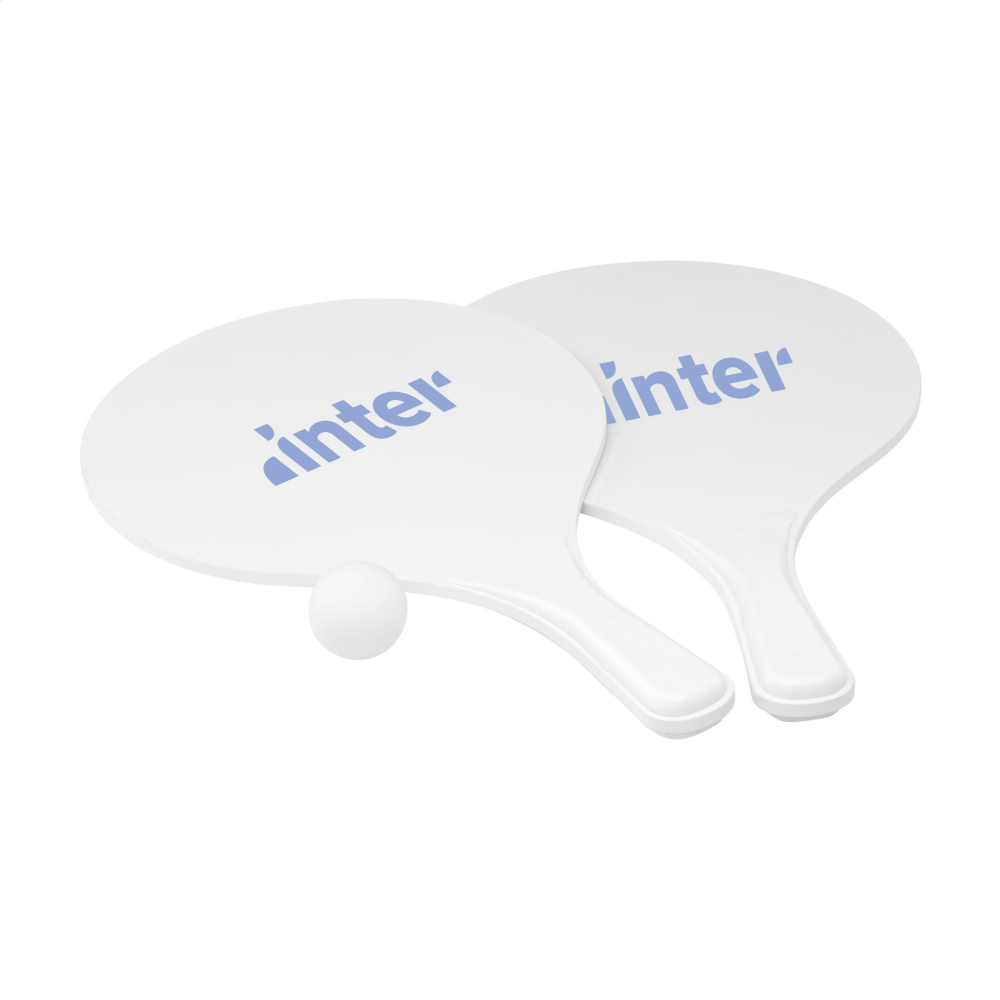 Logo trade promotional merchandise image of: BeachTennis beach game