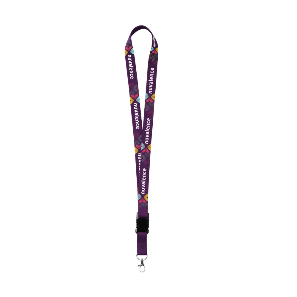 Logo trade promotional products image of: Lanyard Sublimation Buckle keycord 20 mm