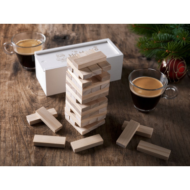 Logo trade promotional item photo of: Tower Game Deluxe X-Mas