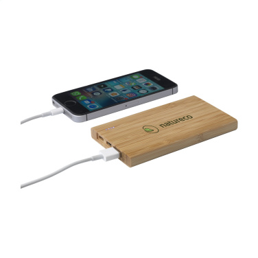 Logotrade promotional gift picture of: Bamboo 4000 Powerbank external charger