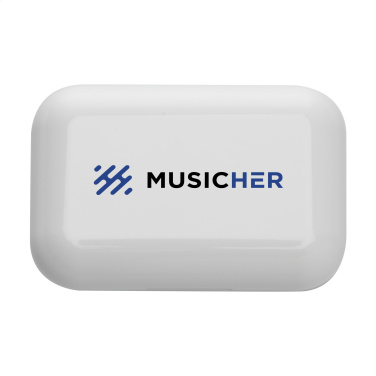 Logo trade promotional merchandise image of: Sensi TWS Wireless Earbuds in Charging Case