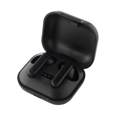 Logo trade business gifts image of: Aron TWS Wireless Earbuds in Charging Case