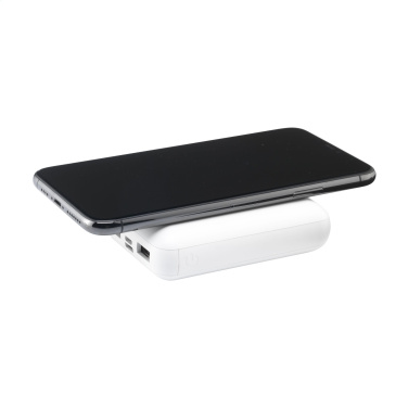Logo trade advertising products image of: PocketPower 10000 Wireless Powerbank wireless charger