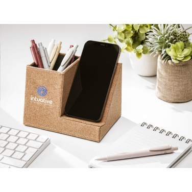 Logotrade promotional giveaway picture of: Ecork Pen Holder Wireless Charger