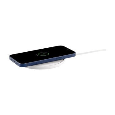 Logotrade advertising product image of: Coil RCS Recycled Wireless Charger
