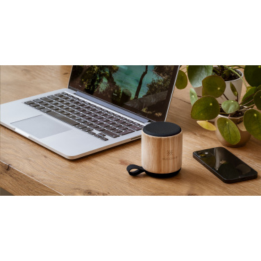 Logo trade business gift photo of: Timor Bamboo Wireless Speaker