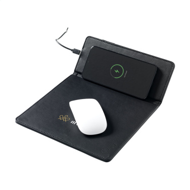 Logotrade business gift image of: RCS Recycled Wireless Charging Mousepad
