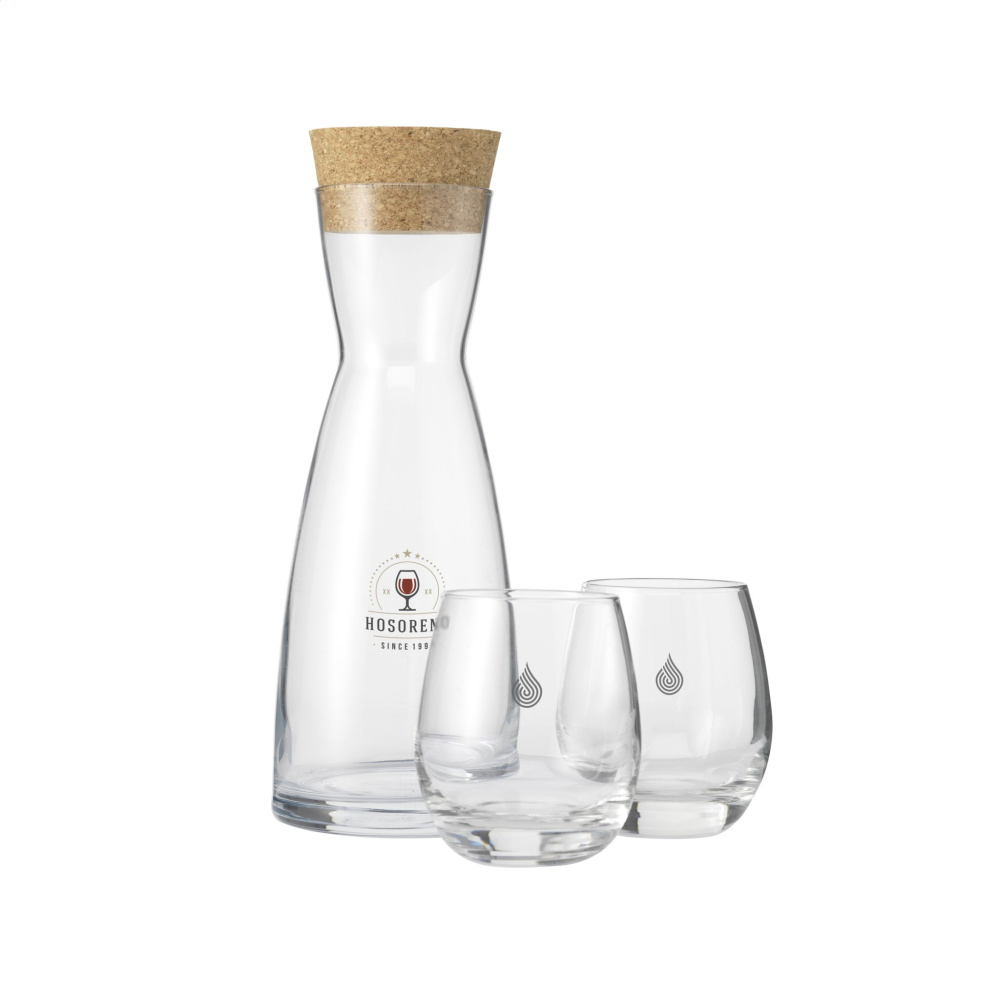 Logotrade promotional gift image of: Ypsilon Carafe 1 L with a cork cap