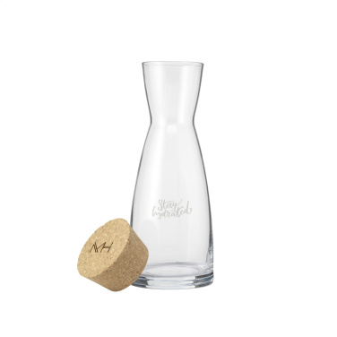 Logo trade promotional giveaways picture of: Ypsilon Carafe 1 L with a cork cap