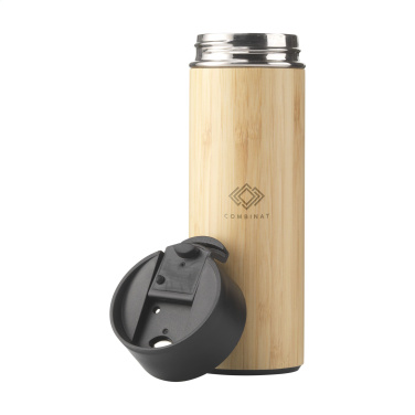 Logo trade promotional merchandise image of: Sakura 360 ml bamboo thermo bottle/thermo cup