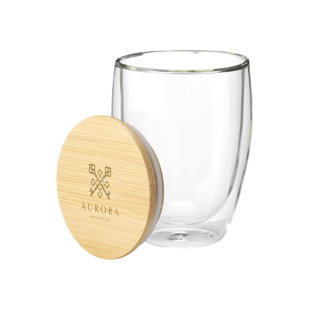 Logo trade promotional items image of: Alba 350 ml double-walled glass