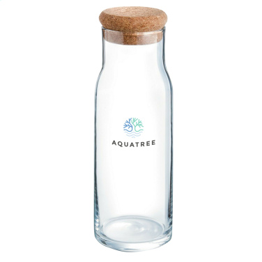 Logotrade promotional product picture of: Algarve Carafe 1 L with a cork cap