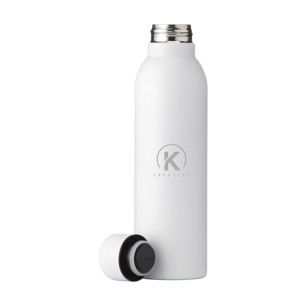 Logotrade promotional item picture of: Helios RCS Recycled Steel Bottle 470 ml