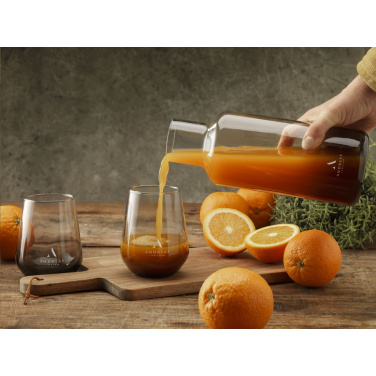 Logotrade promotional product picture of: Smokey Water Glass 450 ml