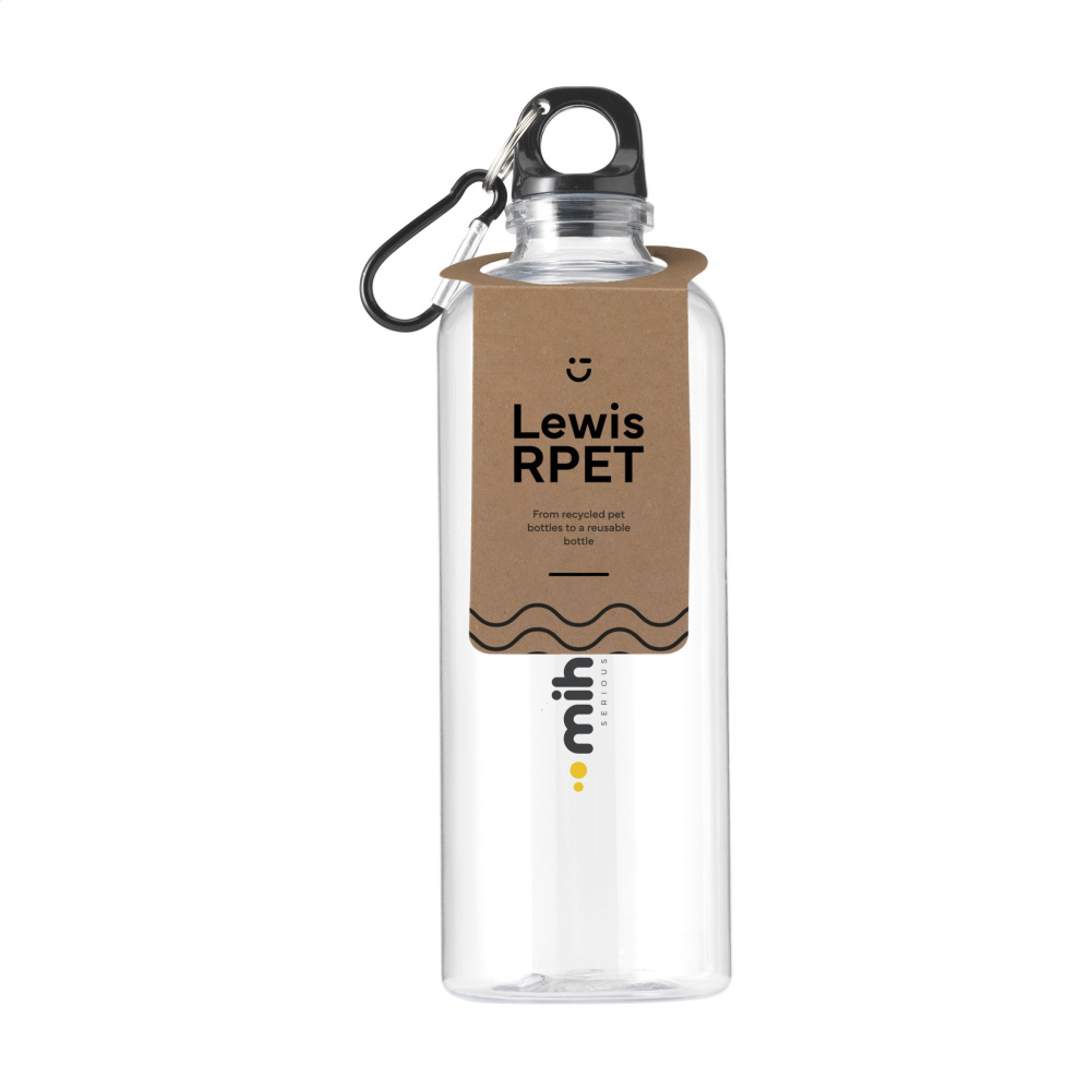 Logo trade promotional gifts image of: Lewis GRS RPET Bottle 630 ml water bottle