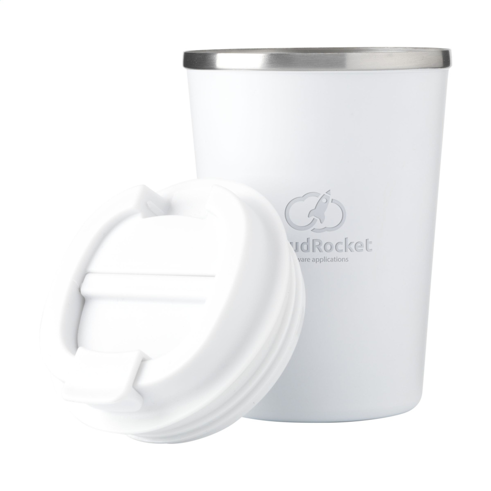 Logo trade promotional gifts picture of: Kaffi RCS Recycled Coffee Mug 300 ml thermo cup