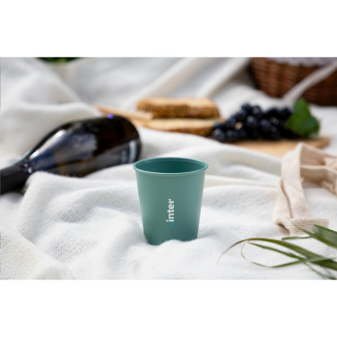 Logo trade corporate gifts image of: Drinking Cup Bio-Based 200 ml