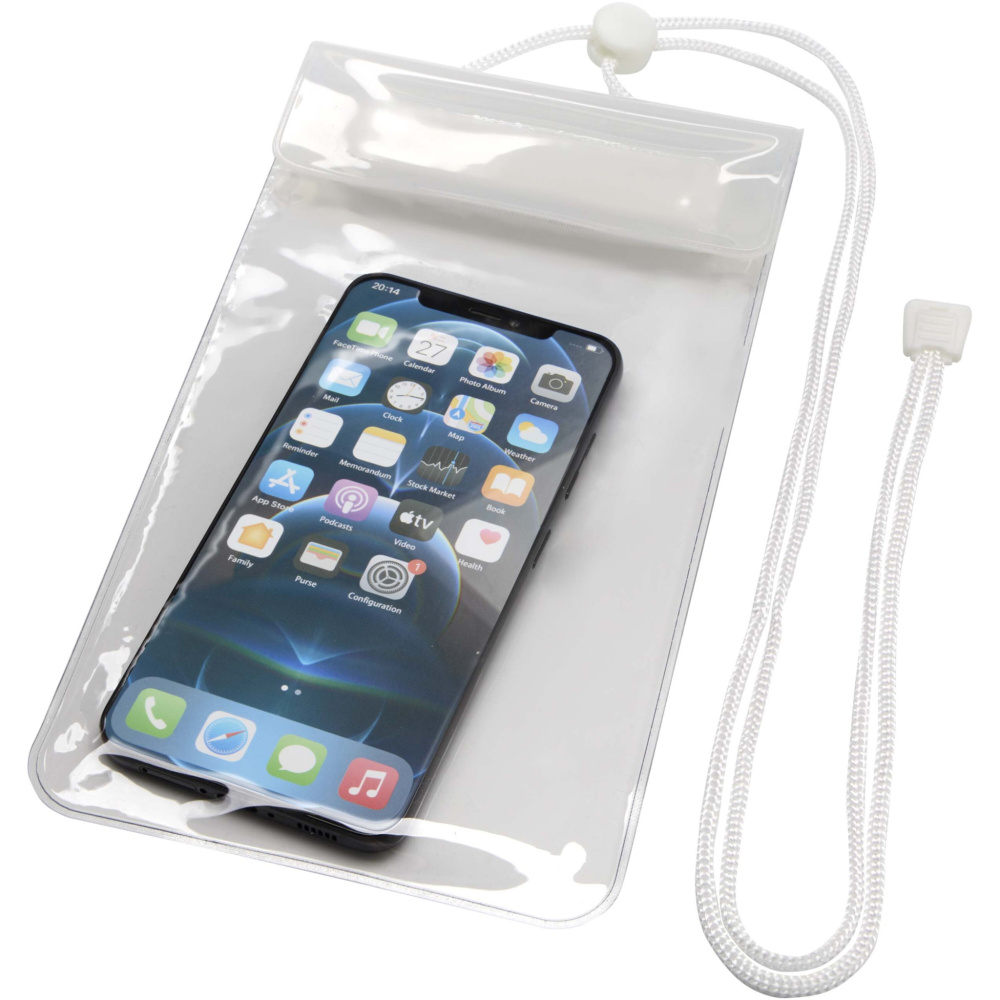 Logo trade business gift photo of: Dombay waterproof phone pouch size XL