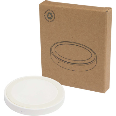 Logotrade promotional merchandise image of: Freal 15W recycled plastic wireless charging pad