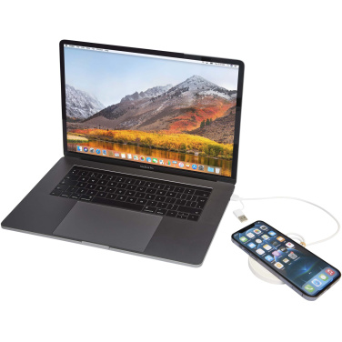 Logotrade promotional giveaway picture of: Freal 15W recycled plastic wireless charging pad