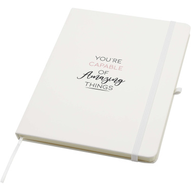 Logo trade promotional merchandise image of: Spectrum Plus A5 hard cover notebook