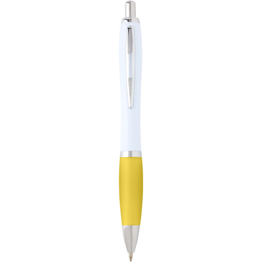 Logotrade promotional item image of: Nash recycled plastic ballpoint pen (black ink)