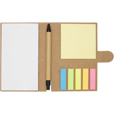 Logotrade promotional merchandise photo of: Swift sticky notes booklet with ballpoint pen (black ink)