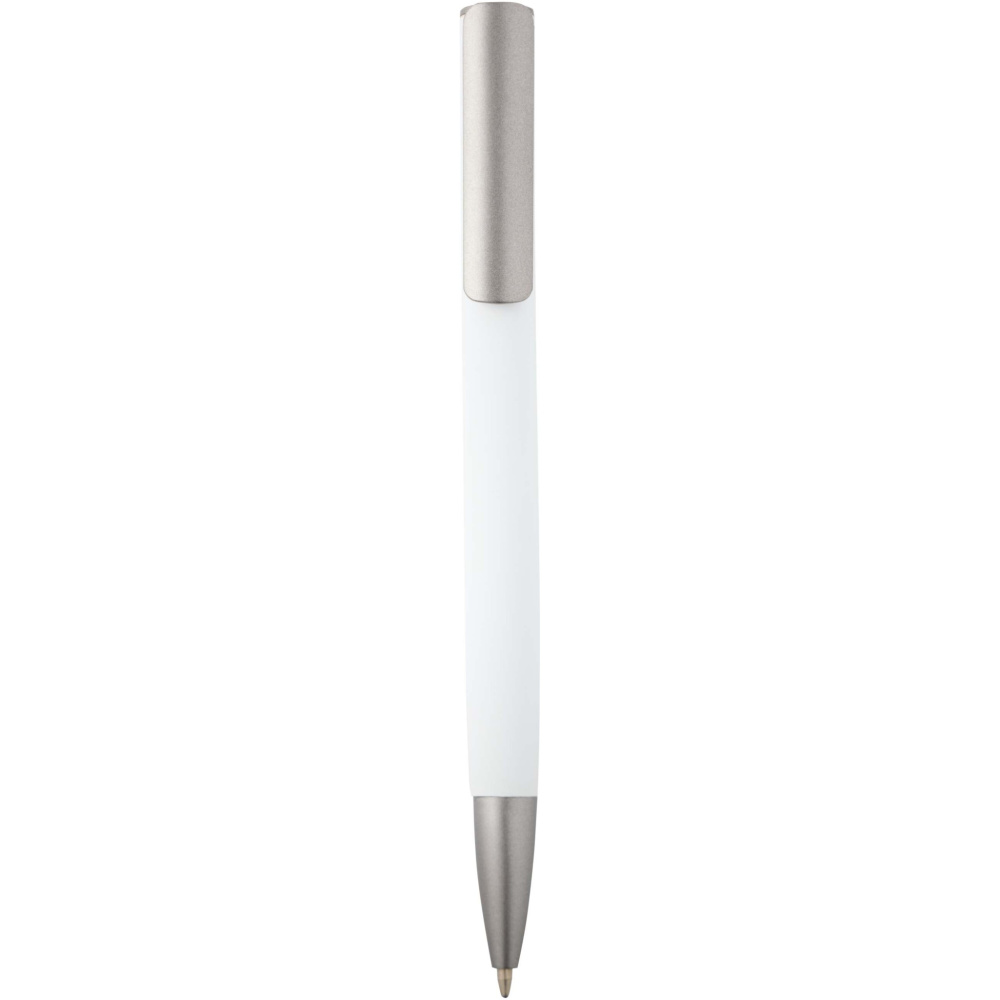 Logo trade promotional products image of: Ziguur recycled aluminium ballpoint pen (black ink)