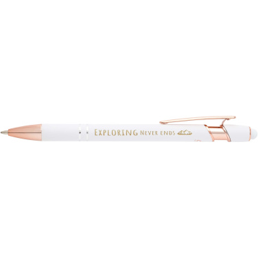 Logotrade corporate gift image of: Nanna ballpoint pen with rose gold finish (black ink)