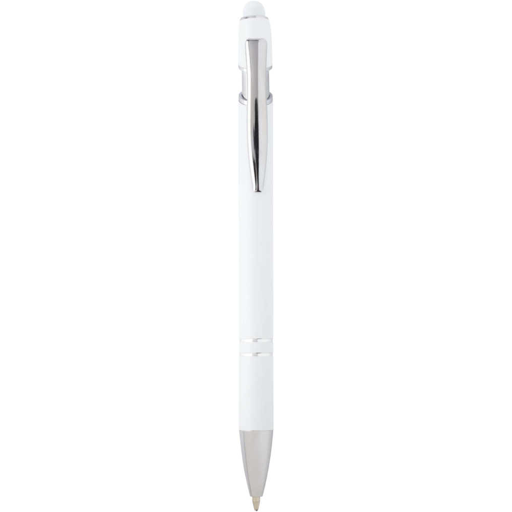 Logo trade advertising products image of: Kish ballpoint pen with silver finish (black ink)