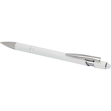 Logo trade corporate gift photo of: Kish ballpoint pen with silver finish (black ink)