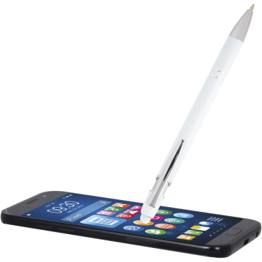 Logotrade promotional product image of: Kish ballpoint pen with silver finish (black ink)