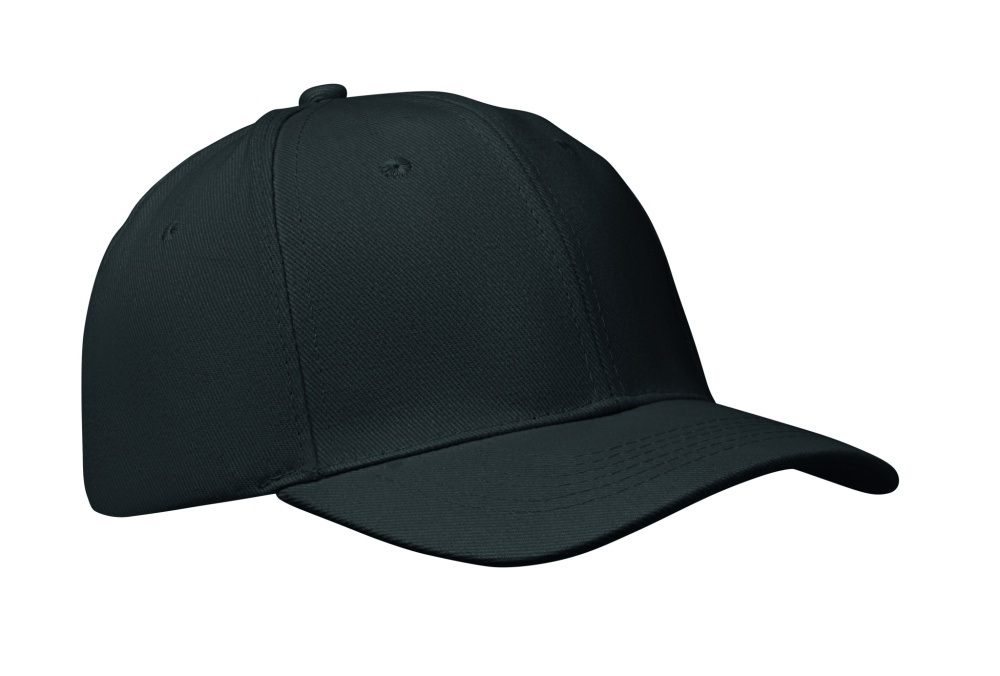 Logo trade business gifts image of: 6 panel baseball cap