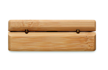 Logo trade promotional products picture of: TWS earbuds in bamboo case