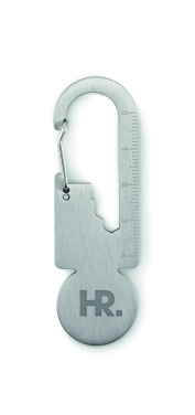Logo trade promotional item photo of: Multifunctional key ring token