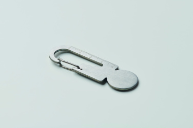 Logo trade promotional merchandise image of: Multifunctional key ring token