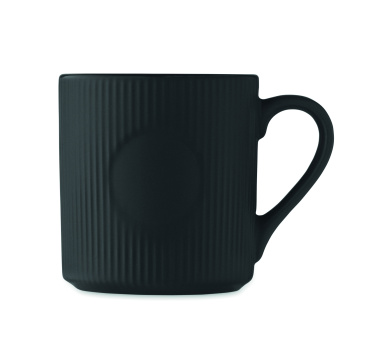 Logotrade promotional items photo of: Ribbed ceramic mug mat 340 ml