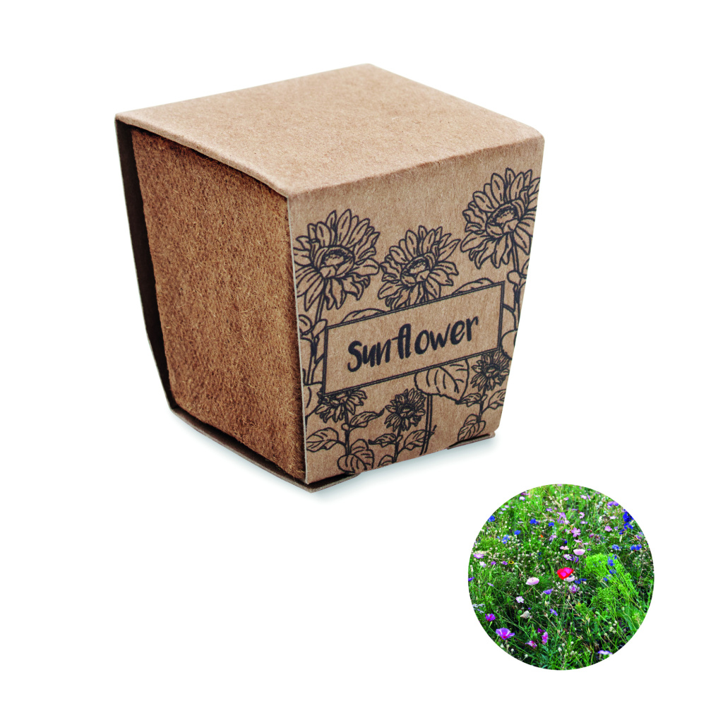Logo trade promotional item photo of: Sunflower growing kit