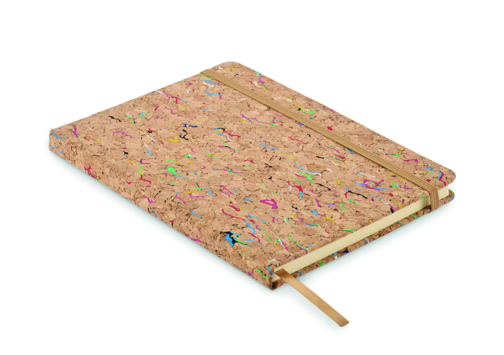 Logotrade advertising products photo of: A5 cork coloured notebook