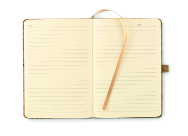 Logo trade promotional gifts image of: A5 cork coloured notebook