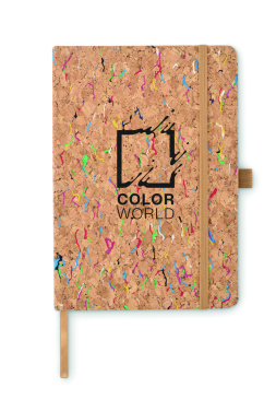 Logotrade advertising product image of: A5 cork coloured notebook