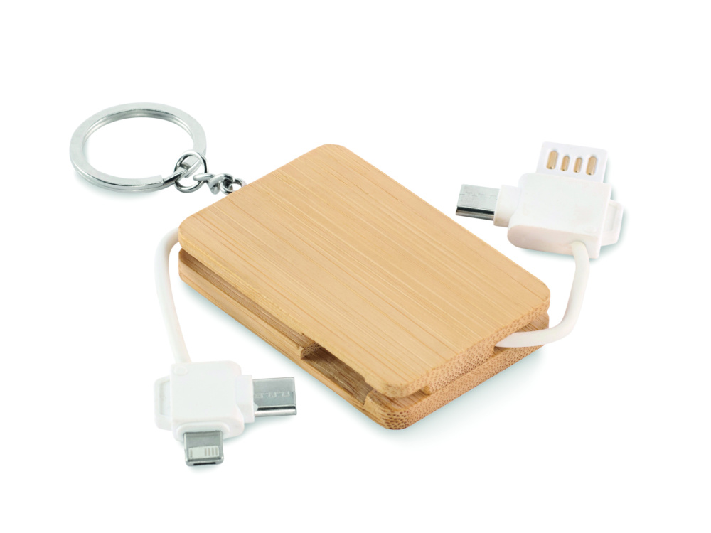 Logo trade advertising products picture of: Key ring charging cable