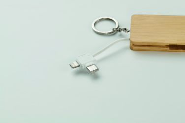 Logotrade business gift image of: Key ring charging cable