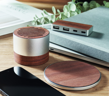 Logotrade promotional product picture of: Recycled aluminium speaker