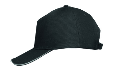 Logo trade advertising product photo of: 5 panel LED cotton cap 220gr/m²