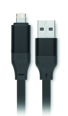 Logotrade business gift image of: 60W cable keyring recycled ABS