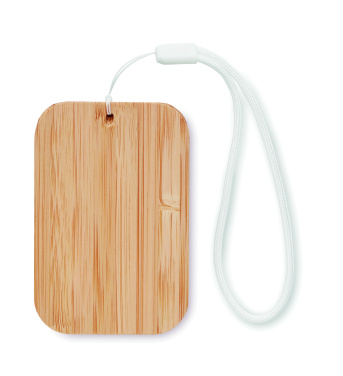 Logotrade promotional gift image of: 15W wireless charger in bamboo