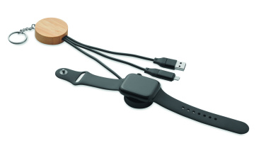 Logotrade promotional giveaways photo of: Key ring with 4 in 1 60W cable