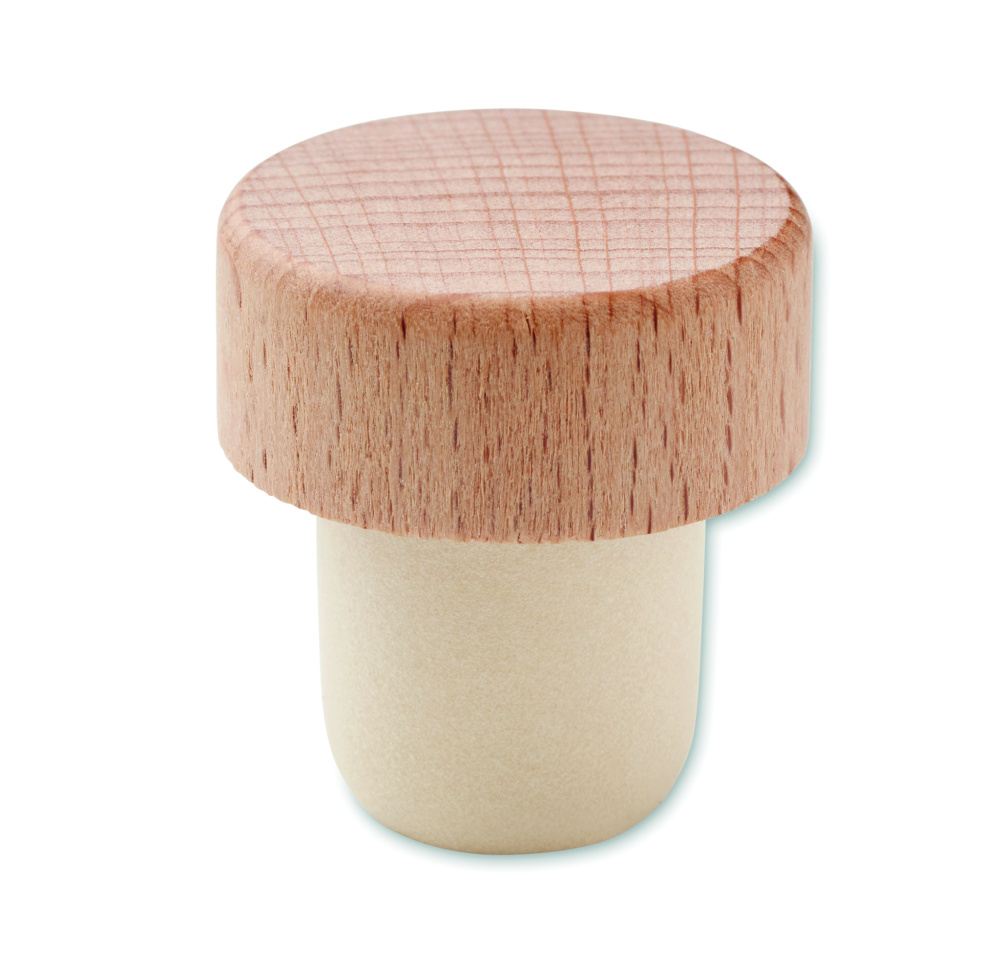 Logotrade promotional giveaways photo of: Beech wood bottle stopper