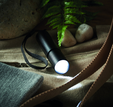 Logo trade promotional merchandise photo of: Aluminium rechargeable torch